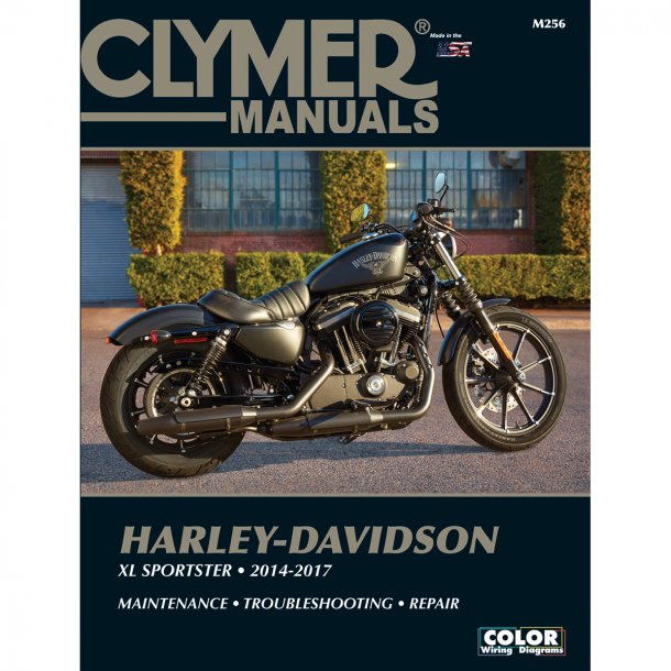 Clymer M256, reparationshndbog, Harley, XL Sportster 14-17