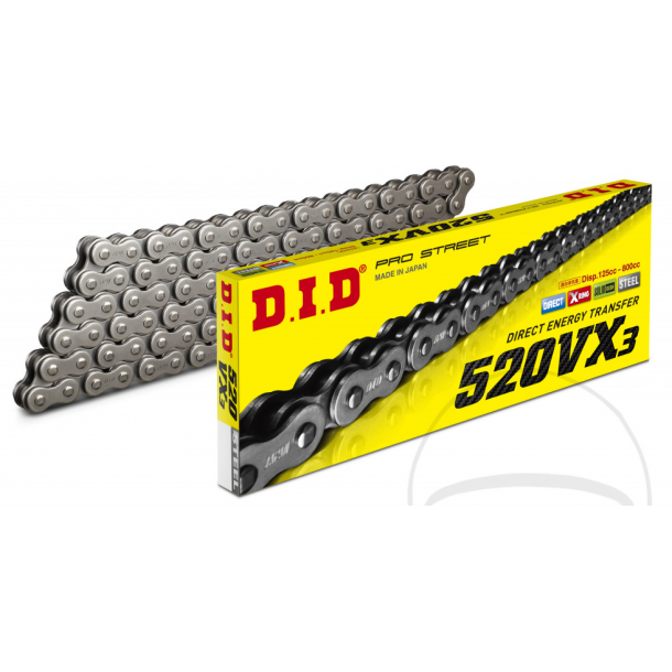 Kdekit, DID, Suzuki GS500, 01-03, DID 520 VX3 ben (16/39/110)
