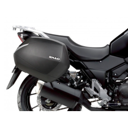 SHAD 3P+SH23, sidetasker og holder, Suzuki DL250, 2017-2021