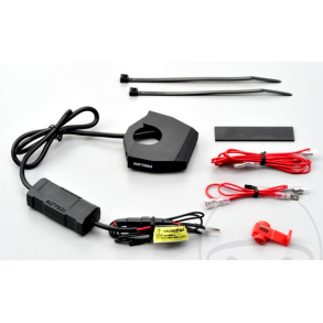 Daytona Dobbelt USB, 2 x USB stik, 22/25 mm styr