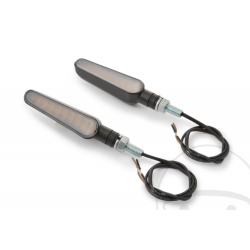 Daytona D-Light, MC LED blinklys (lbelys), sort med frostet glas