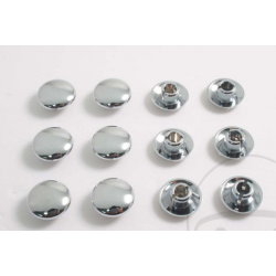 JMP chrome dots, bolt pynt, bolt cover caps 12 stk.