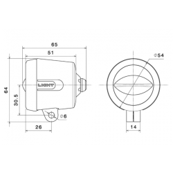 Rizoma EE140B, LED tgelygte st, E-mrket
