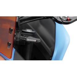 Rizoma FR130 VISION, Running LED blink (SMD), sort eller alu