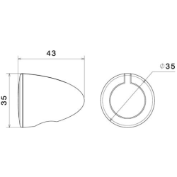 Rizoma FR160 IRIDE SMD (LED) blink, e-mrket