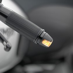 Rizoma FR060 Sguardo MC styrendeblink, chrom eller sort, MC LED blink