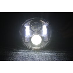LED Forlygte indsats OVNI2, Harley Davidson, XL, Dyna, Softtail, V-Rod, Street, E-mrket