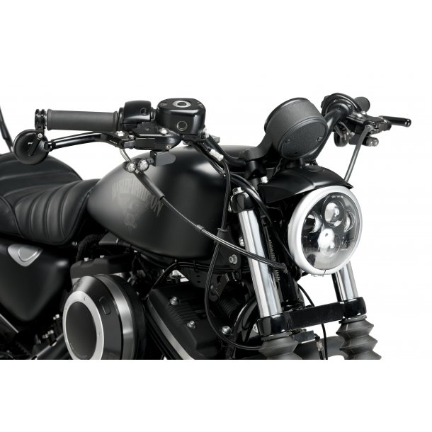 LED Forlygte indsats OVNI2, Harley Davidson, Dyna, Softtail, V-Rod, - Harley Davidson - touringshop.dk