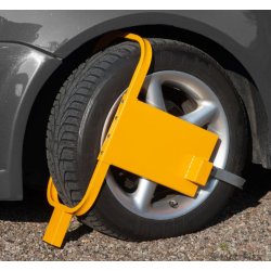 Hjulclamp, tyverisikring, hjulls til bil og trailer