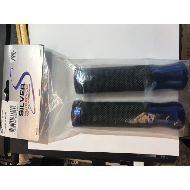 Silver MC hndtag, bl, 22mm 7/8 tomme