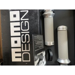 Momo Design, hndtag, 22 mm, Lysebr lderlook/alu