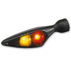 Kellermann Rhombus DF Dark, LED blink, bag- og bremselys