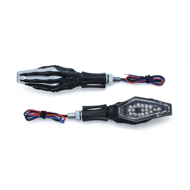 Kuryakyn K2527/8/9 Skeleton Hand, LED blinkst