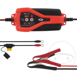 JMP batterilader, Skan 1.0 6/12V 1A, all-round, inkl. lithium