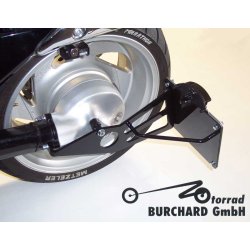 Burchard, Sidemonteret nummerpladeholder, Suzuki M800 Intruder