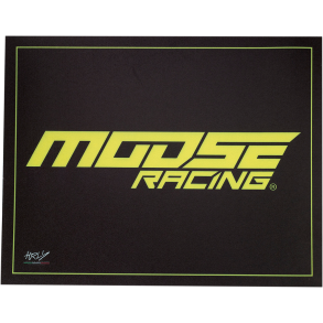 Moose Racing, miljmtte, MC underlag, sort, smudsmtte