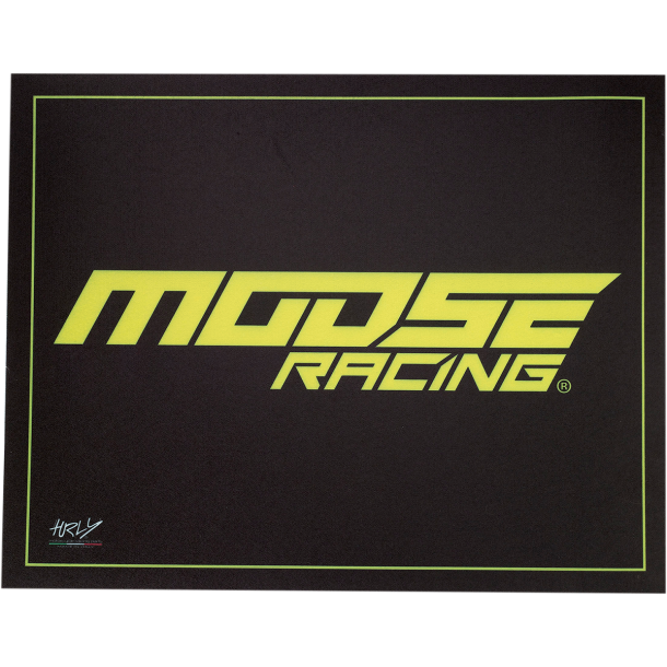 Moose Racing, miljmtte, MC underlag, sort, smudsmtte