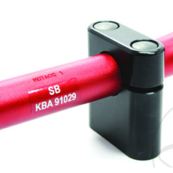 Motacc, Risers, 30mm hjde, 7/8, 22 mm styr, sorte