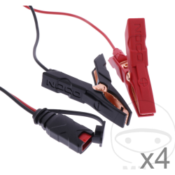 NOCO Genius 2 x 4 Batterilader til f.eks. 4 MC'er samtidig, 6v, 12v, op til 40A