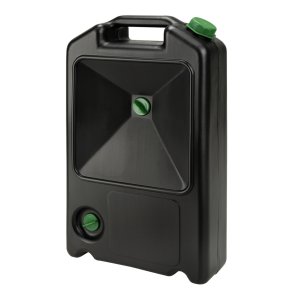 Olieopsamler 7 liter, lav, sort, kun 13 cm hj