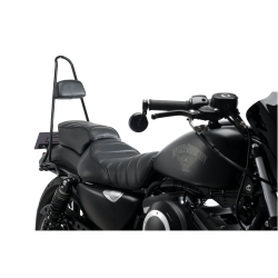 Wild Sissy Bar med pude, HD Sportster, sort eller chrom