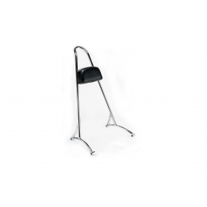 Wild Sissy Bar med pude, HD Sportster, sort eller chrom