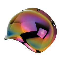 Biltwell Bubble Visor til Bonanza MC hjelm + universal 3-knap