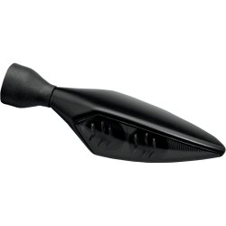 Kellermann Rhombus Dark, MC LED blinklys, meget kraftigt lys