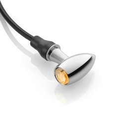 Rizoma FR150 CLUB MC LED blinklys, chrom eller sort