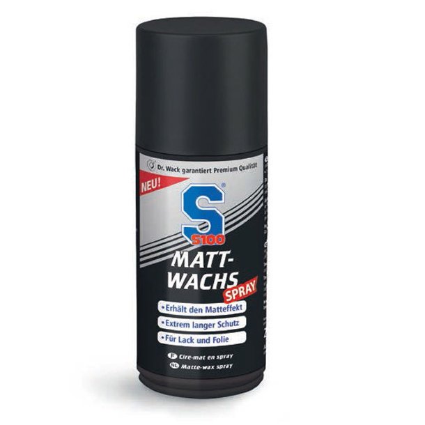 S100, 250ml, special spray til matsort lak
