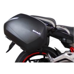 SHAD 3P+SH23, sidetasker og holder, Kawasaki ER6F, 2013-2017