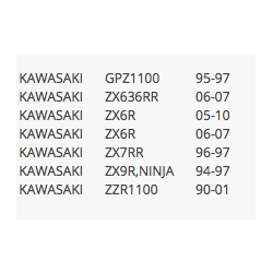 Forstrkede koblingsfjedre, Kawasaki, ZX600, ZX636, ZX750, ZX1100/1200