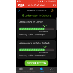 JMP Skan Monitor 2, Batteri batterivagt, med APP til Iphone eller Android