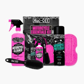 Muc-Off Essentials Kit, MC Rengringskit inkl. svamp og brste.