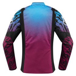 Icon Overlord SB2, MC Dame jakke, vilde farver