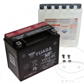 Yuasa YTX12-BS, Batteri