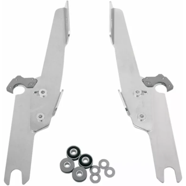 Memphis Shades Fats/Slim Windshield Trigger-Lock Complete Mount Kit FLHR