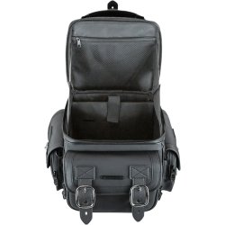 Saddlemen BR1800D, sort, sissybar MC taske