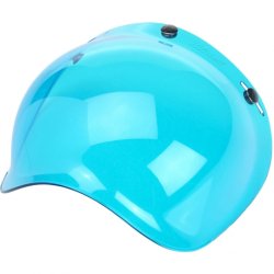 Biltwell Bubble Visor til Bonanza MC hjelm + universal 3-knap