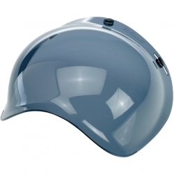 Biltwell Bubble Visor til Bonanza MC hjelm + universal 3-knap