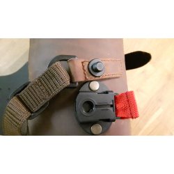 Longride Heritage, sidetaske, 9,5 eller 18 liter, brun eller gr&oslash;n canvas