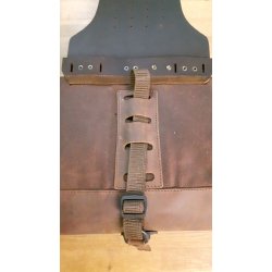 Longride Heritage, sidetaske, 9,5 eller 18 liter, brun eller gr&oslash;n canvas