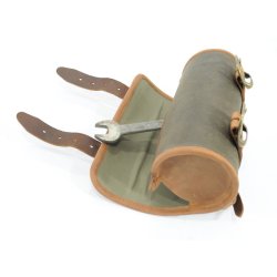 Longride Aged Leather, toolbag, 2 liter, Kahaki eller brun