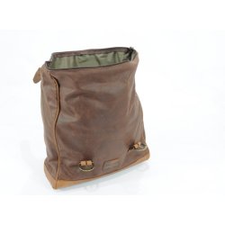 Longride Heritage, sidetaske, 9,5 eller 18 liter, brun eller gr&oslash;n canvas