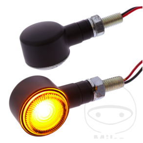 Daytona D-Light, SOL LED blinkst, sorte, miniblink gult eller klart glas