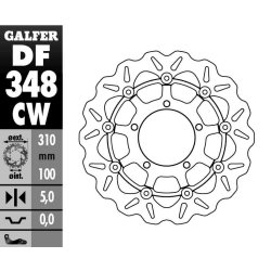 Galfer Bremseskive, forreste, Suzuki, GSXR, M109R, VZR1800, 06-