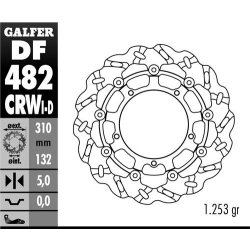 Galfer Bremseskive, Yamaha YZF 600, 96-08, R-6