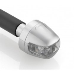 Rizoma FR060 Sguardo MC styrendeblink, chrom eller sort, MC LED blink