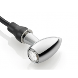 Rizoma FR151 CLUB L 2-i-1 MC blink og positionslys, chrom eller sort