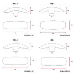 C-Racers, universal forskrme, 17/18 tommer hjul, plast, sort